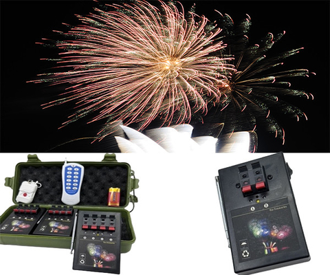 Rechargeable Battery Wireless Remote Control Cold Fireworks Firing System OEM ODM