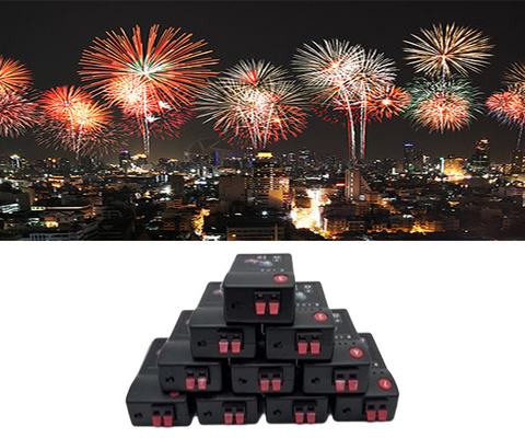 Mixed Effect Plastic Wireless Firing System Fireworks Transmitter Balloon Control
