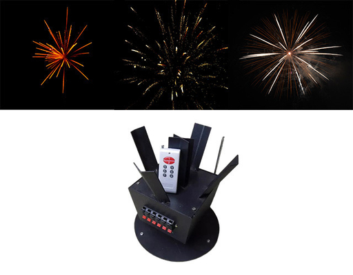 12 10 Channels 500m Fan Fireworks Fountain Machine Fireworks Setting System Wireless Control