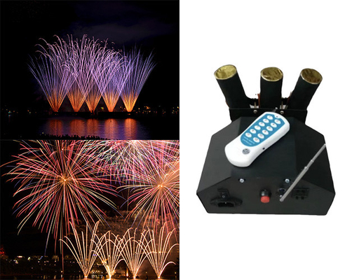 12 10 Channels 500m Fan Fireworks Fountain Machine Fireworks Setting System Wireless Control