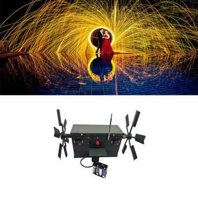 Professional Stage Special Effect Rotating Cold Fountain Fireworks Firing System