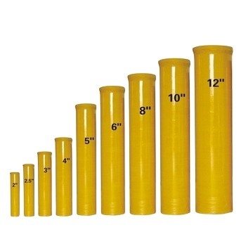 Fiberglass Firework Cake Shell Fireworks 3in 4in Mortar Tubes For Parties