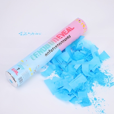 Pink Blue Biodegradable Wedding Confetti Poppers Gender Poppers
