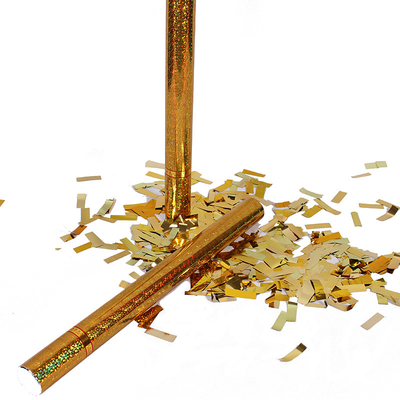 Handheld Wedding Confetti Popper Gold Confetti Shooter For Festival Party Decorations