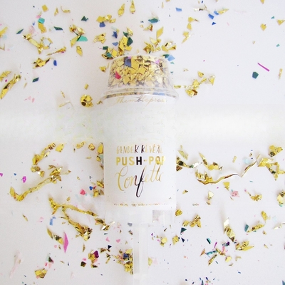 Safe Gender Reveal Confetti Cannon Handheld Color Smoke Effect