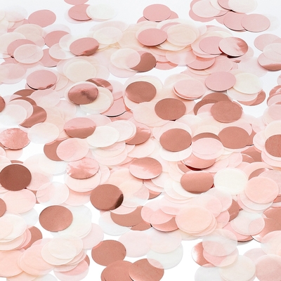 Pink Circle Tissue Paper Confetti Celebration Wedding Birthday Party