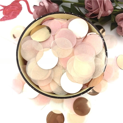 Round Shaped Tissue Paper Confetti Party Poppers Biodegradable