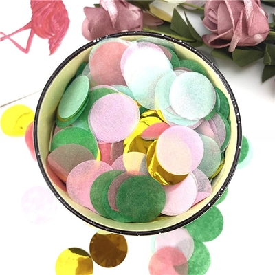 Round Shaped Tissue Paper Confetti Party Poppers Biodegradable