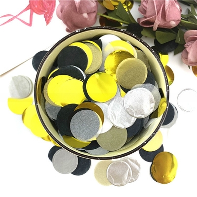 Multicolour Circle Paper Confetti Shooter Color Smoke Effect