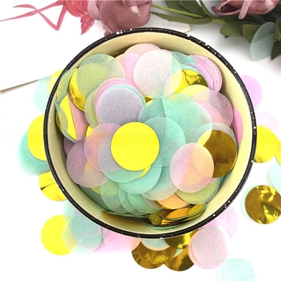 Multicolour Circle Paper Confetti Shooter Color Smoke Effect