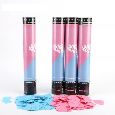 Safe Powder Gender Reveal Cannon Custom Confetti Poppers Handheld