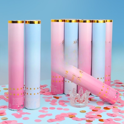 Safe Powder Gender Reveal Cannon Custom Confetti Poppers Handheld