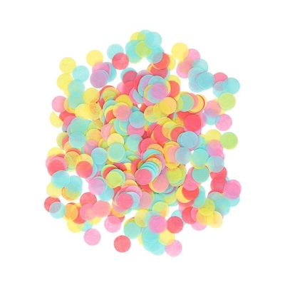 Confetti Circle Dots Rainbow Confetti For Party Table Wedding Celebrations Multi color Biodegradable Paper