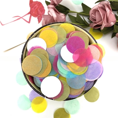 Wedding Decoration Birthday Party Paper Silver Circular Multicolored Confetti