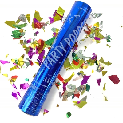 Customized Logo Acceptable Party Cannons Color Poppers For Wedding