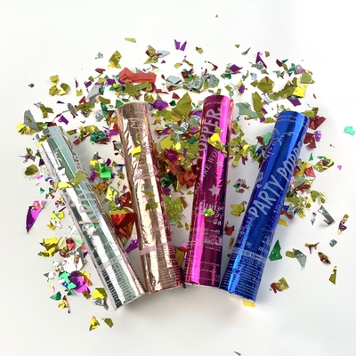 Gender Confetti Poppers Biodegradable Gender Reveal Confetti Color Smoke Effect