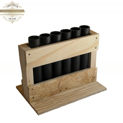 Versatile Wooden Fireworks Frame Racks Display Mortar Racks