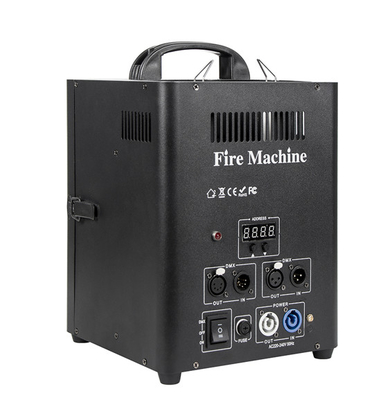 Dual Head Blowtorch Stage Flame Thrower Cold Flame Machine 120W DMX512 Control