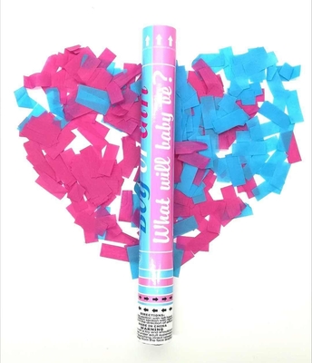 18&quot; Eco-friendly Gender Reveal Cannon Biodegradable Flameproof For Baby Shower Party Supplies
