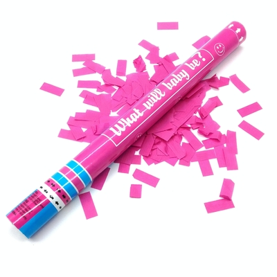 Blue and Pink Biodegradable Flameproof Party Confetti Popper Twist Style for Any Occasion