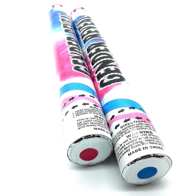 Boy Or Girl Gender Reveal Paper Konfetti Shooter Color Run Powder Smoke Biodegradable Flameproof Party Popper