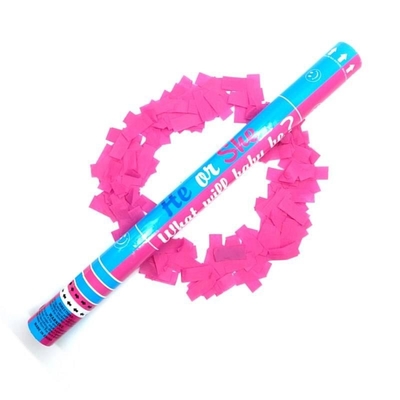Amazing Baby Gender Reveal Party Decorations Blue And Pink Biodegradable Flameproof Party Confetti Popper