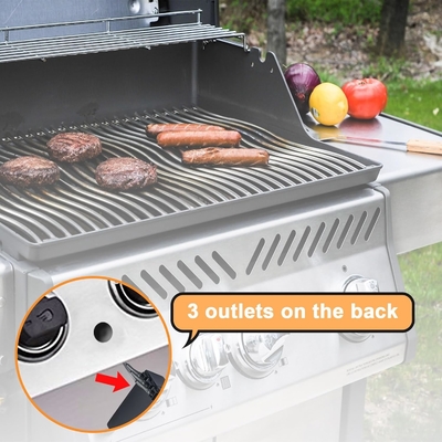 CSA &amp; CE Certified Universal Spark Generator Black Plastic Casting Gas Grill Electric Silver Push Button Igniter