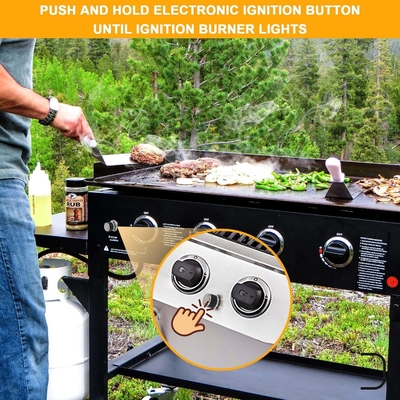 CSA &amp; CE Certified Universal Spark Generator Black Plastic Casting Gas Grill Electric Silver Push Button Igniter