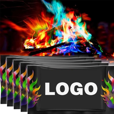 Colour Magic Powder Fire 10 x 10 g Magical Flame Colourful Fire Powder Neon Flames