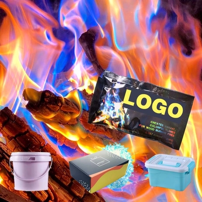10g/25g Coloured Fire Flames Powder Bonfire Campfire Pyrotechnics Flames Trick For Outdoor Camping Picnics