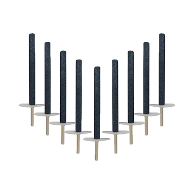 Multicolor Cotton Thread Cloth Wax Procession Torch Candle for Burning Bonfires Outdoors