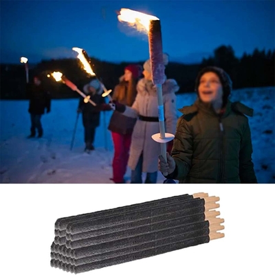 Multicolor Long Time Cotton Thread Cloth Wax Procession Torch Candle Signal Hand For Burn Bonfire Outdoor