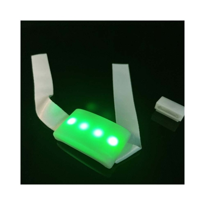 Personalized Remote Control Glowing Adjustable LED Light Up Bracelets NFC Rfid Custom Promotional