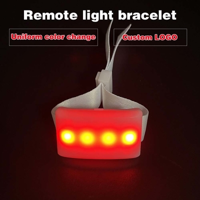 Personalized Remote Control Glowing Adjustable LED Light Up Bracelets NFC Rfid Custom Promotional