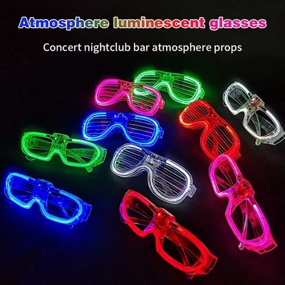 LED Toy Color Shutter Glow Glasses Party LED Eye Glasses Birthday Party Supplies Flash Changing 3D Luminous Glasses