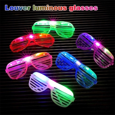 LED Toy Color Shutter Glow Glasses Party LED Eye Glasses Birthday Party Supplies Flash Changing 3D Luminous Glasses