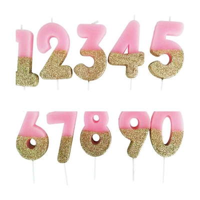 Factory Price Supply Fancy Happy Birthday Candle Digital Numbers For Parties At Supply