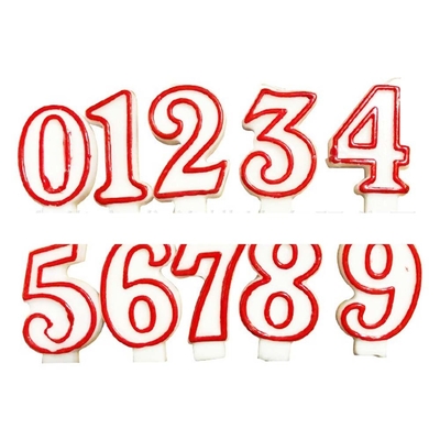 Factory Price Supply Fancy Happy Birthday Candle Digital Numbers For Parties At Supply