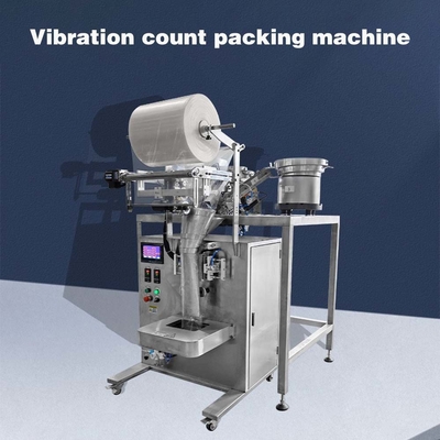 Full Automatic Screw Packing Machine Two Vibrators Bowls Hardware Bolt Nail Screw Counting Bag Packing Machine