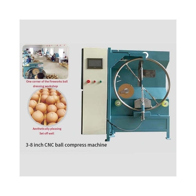 Automatic Fireworks Display Pyrotechnica Empty Halfspere Shell Tape Wrapping Machine