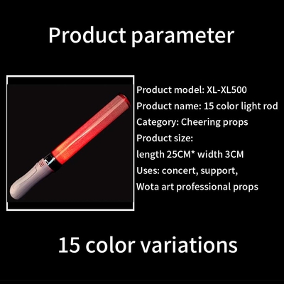 Acrylic Mini Led Stick With Rotary Switch Custom Laser Logo Mini Glow Led Acrylic Stick Led Pen Light