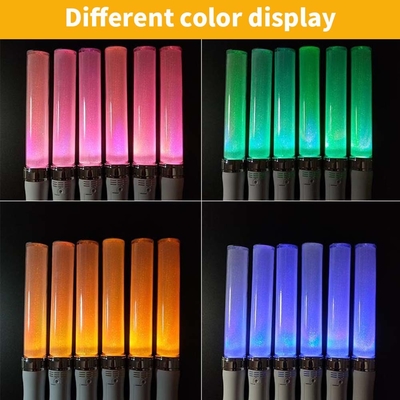 Acrylic Mini Led Stick With Rotary Switch Custom Laser Logo Mini Glow Led Acrylic Stick Led Pen Light