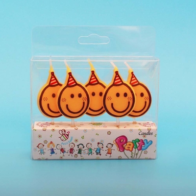 Cartoon Car Shaped Art Candles for Kids Cake Decoration Handmade in Mexico About 110g