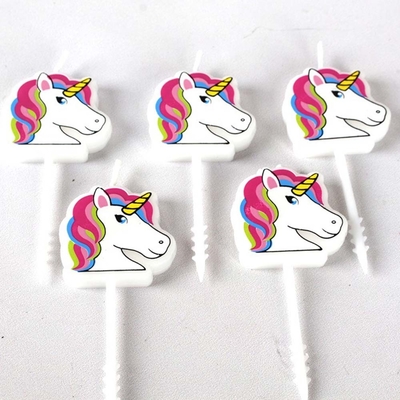 Cartoon Car Shaped Art Candles for Kids Cake Decoration Handmade in Mexico About 110g