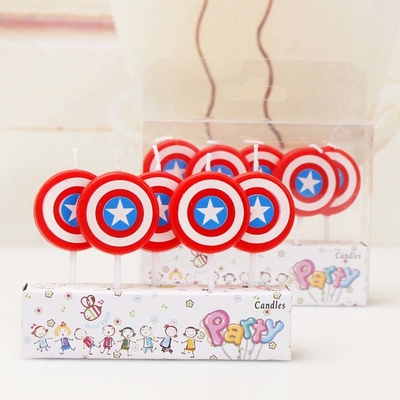 Cartoon Car Shaped Art Candles for Kids Cake Decoration Handmade in Mexico About 110g