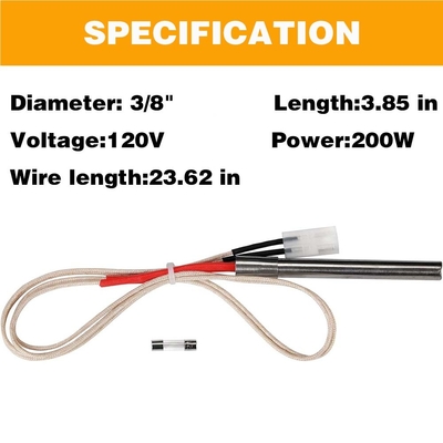 Hot Igniter Kits Grill Igniter Replacement for Pit Boss Durable Hot Rod Ignitor