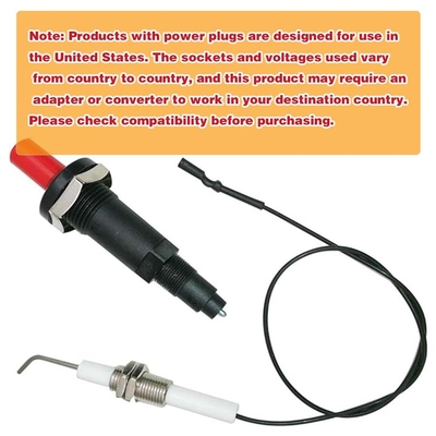 Gas Grill Push Button Kitchen Lighter Piezo Ignition Kit Universal Threaded Spark Plug