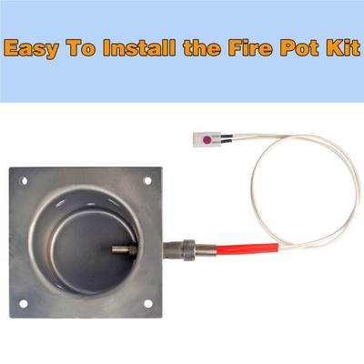 BBQ Pellet Grill Assembly Hot Rod Ignitor With Screws And Fuse Pellet Grill Replacement Parts