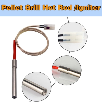 BBQ Pellet Grill Assembly Hot Rod Ignitor With Screws And Fuse Pellet Grill Replacement Parts