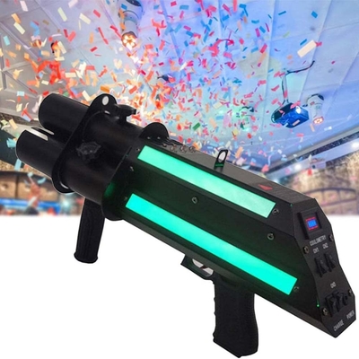 Electronic Fireworks Gun with Three Head Spray and Customized Ribbon Design 50W-10kw Power